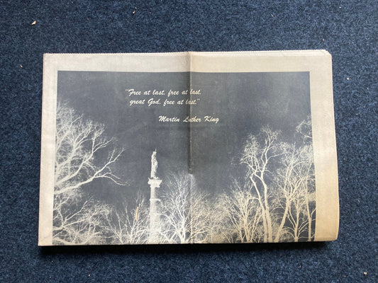 1968 Anti-War MLK Jr Assassination Memorial Newspaper - Vietnam War Resistance Newspaper - Underground Newspaper