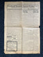 1933 Sergeants Revolt - Batiste Vs Cuban Rebels - Original Vintage Newspaper - Cuban History Great Depression