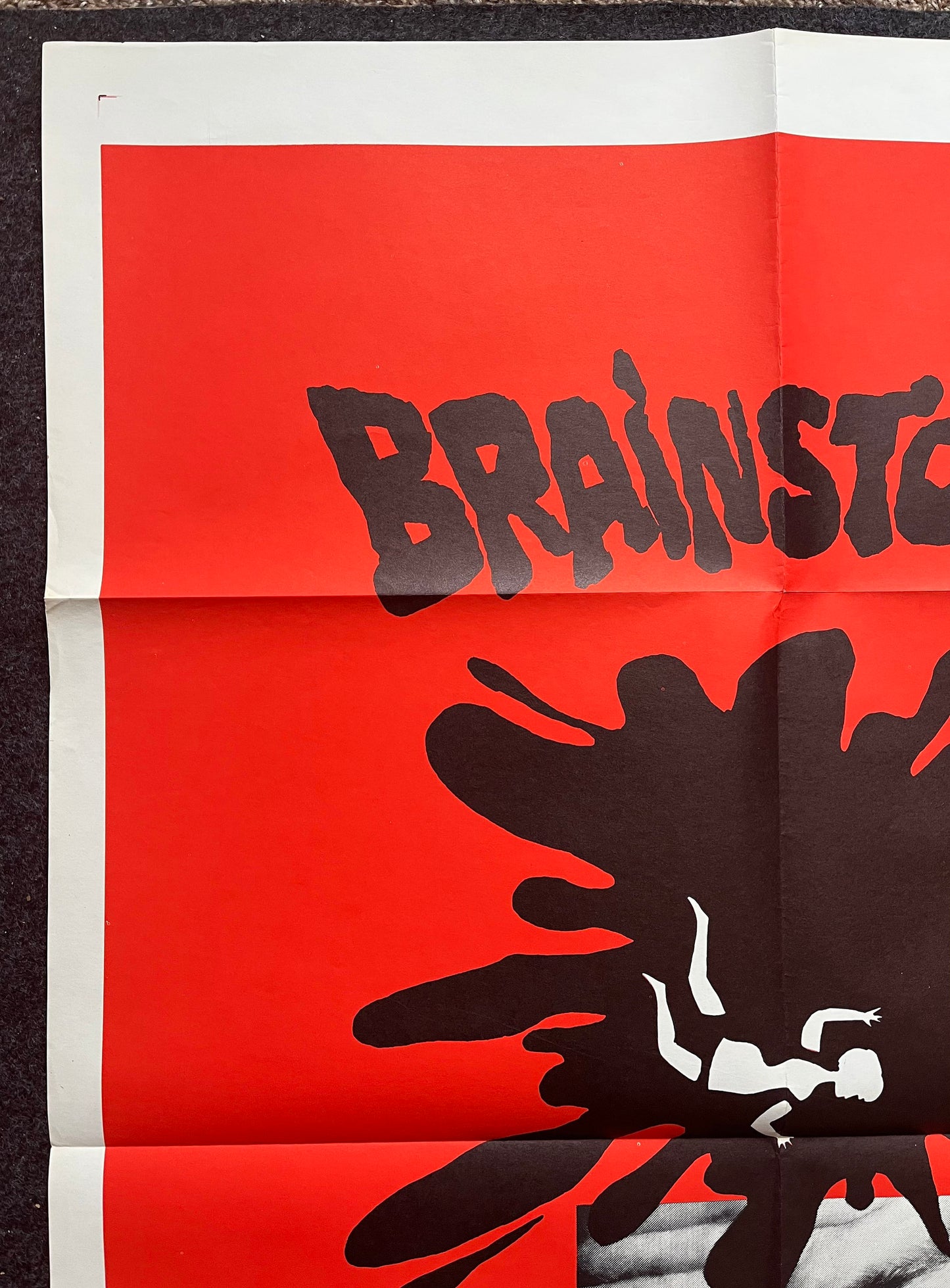 1965 Brainstorm Noir Horror Thriller - William Conrad Hunter Andrews Francis Horror One Sheet Poster 27 x 41