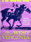 1970s West Virginia Travel Poster Charleston Vintage Horse Racing – West Virginia Department of Tourism Original Art