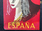 1944 WW2 Spanish Travel Poster – Spain Tourism Department Madrid Conquistador Artwork 25 x 39