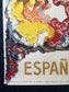 Vintage Original 1950’s Spain Travel Poster Airline Tourism Advertisement 24 x 39