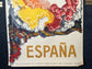 Vintage Original 1950’s Spain Travel Poster Airline Tourism Advertisement 24 x 39