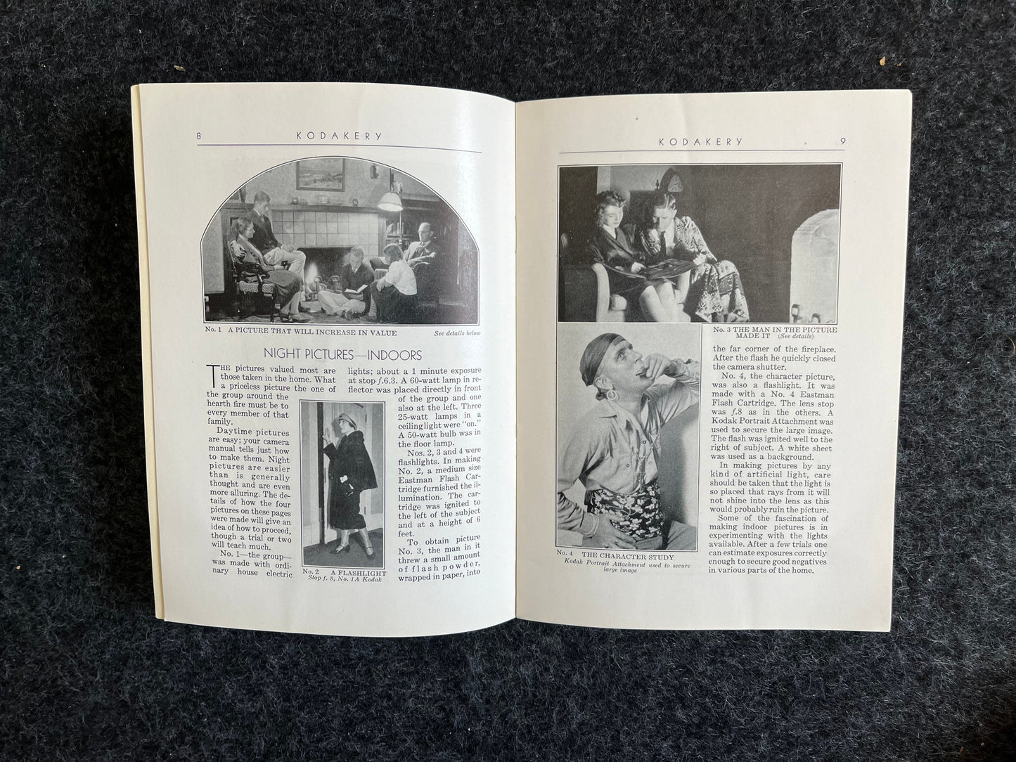 1930s Kodakry Mini Magazines - Great Depression Photography Artwork and Tips - 8x6 Magazines on How To Be A Better Photographer - Wedding