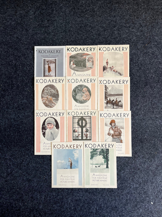 1930s Kodakry Mini Magazines - Great Depression Photography Artwork and Tips - 8x6 Magazines on How To Be A Better Photographer - Wedding