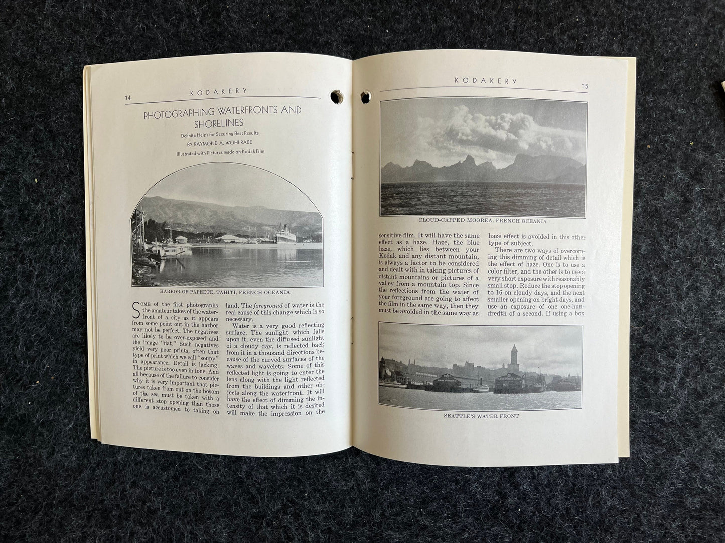 1930s Kodakry Mini Magazines - Great Depression Photography Artwork and Tips - 8x6 Magazines on How To Be A Better Photographer - Wedding