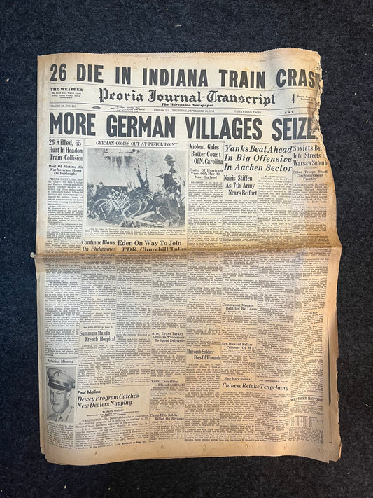 Best of the Rest - Late WW2 European Theatre Newspaper - Original Vintage World War 2 Memorabilia Newspaper - US Allied Forces Liberate WWII