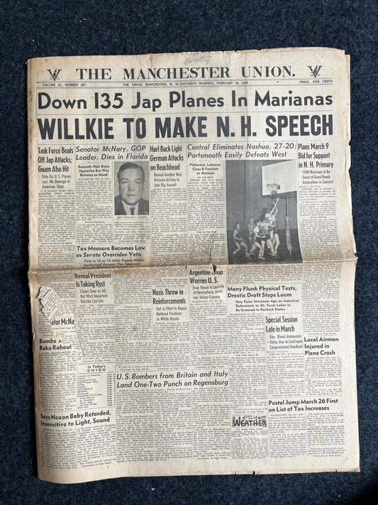 Best of the Rest - Late WW2 European Theatre Newspaper - Original Vintage World War 2 Memorabilia Newspaper - US Allied Forces Liberate WWII