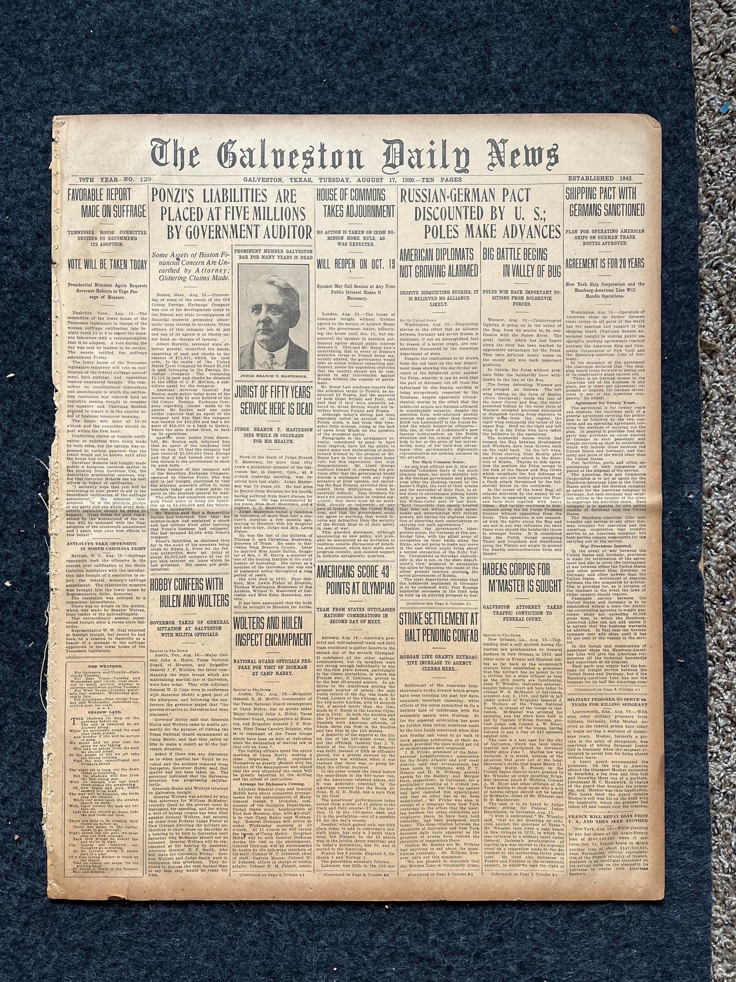 1920 Womens Suffrage Movement Tennessee and North Carolina - Womens Rights and First Generation Feminists - Original Ponzi Scheme Financial