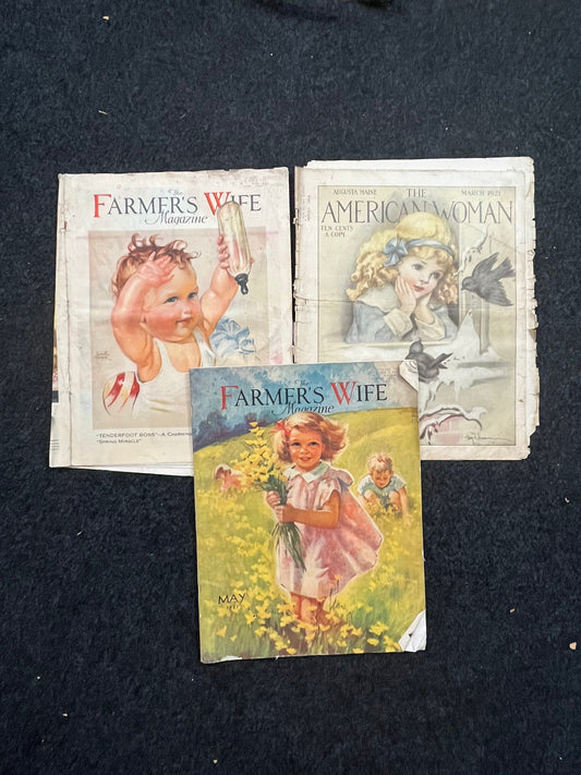 1930s The Farmers Wife - Feminist Artwork Gifts - Pattern Art, Vintage Cooking Recipes, Great Depression Art, History, Americana Gifts