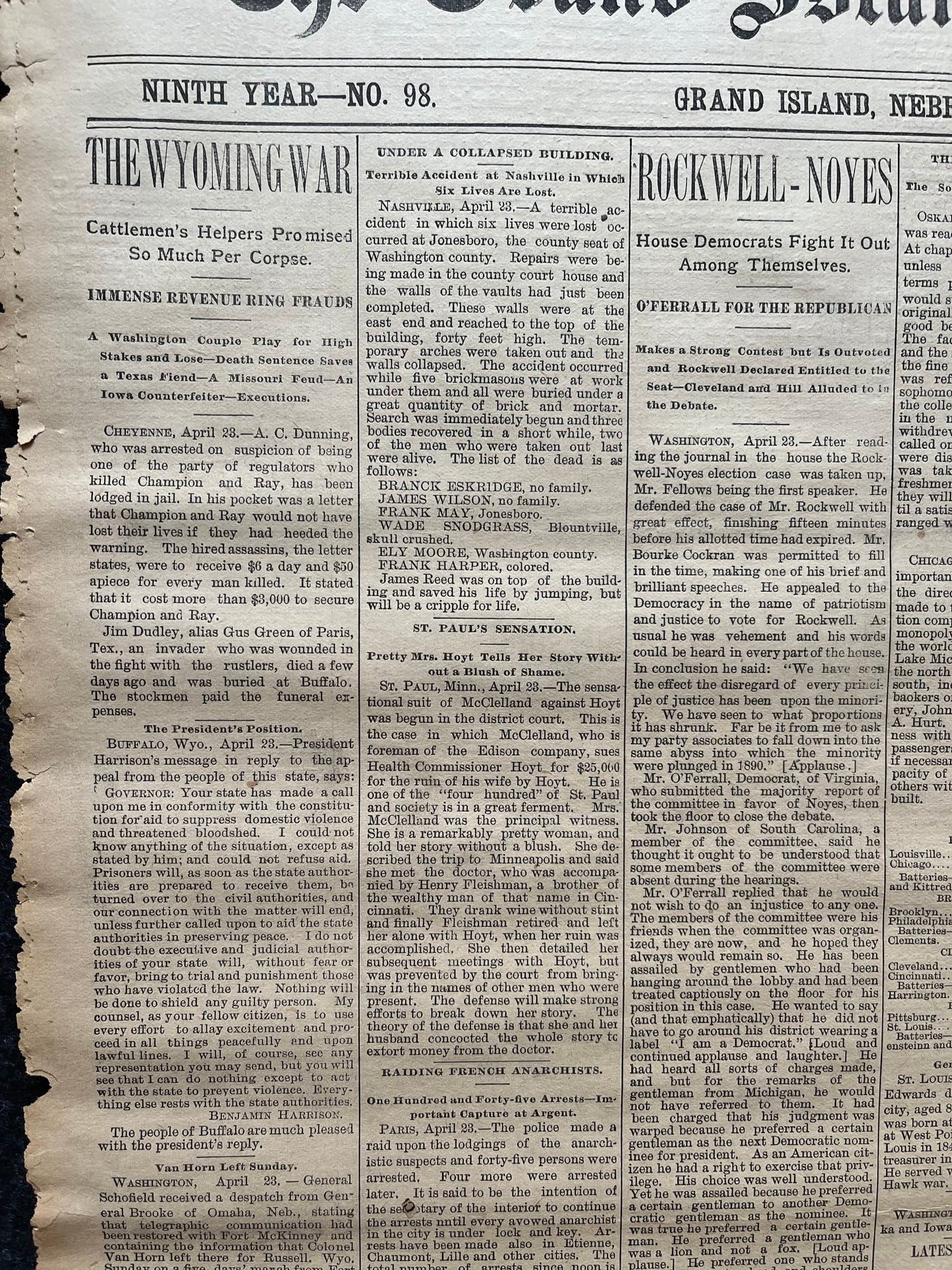 Original 1892 Johnson County War - American Wild West Civil War - Reconstruction Era, American History, Wyoming History, US Agriculture,