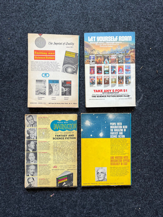 Best of the Rest - Vintage Science Fiction and Fantasy Books - Isaac Asimov, Foundations, Original SciFi, Gifts for Nerds, Fantasy Art,
