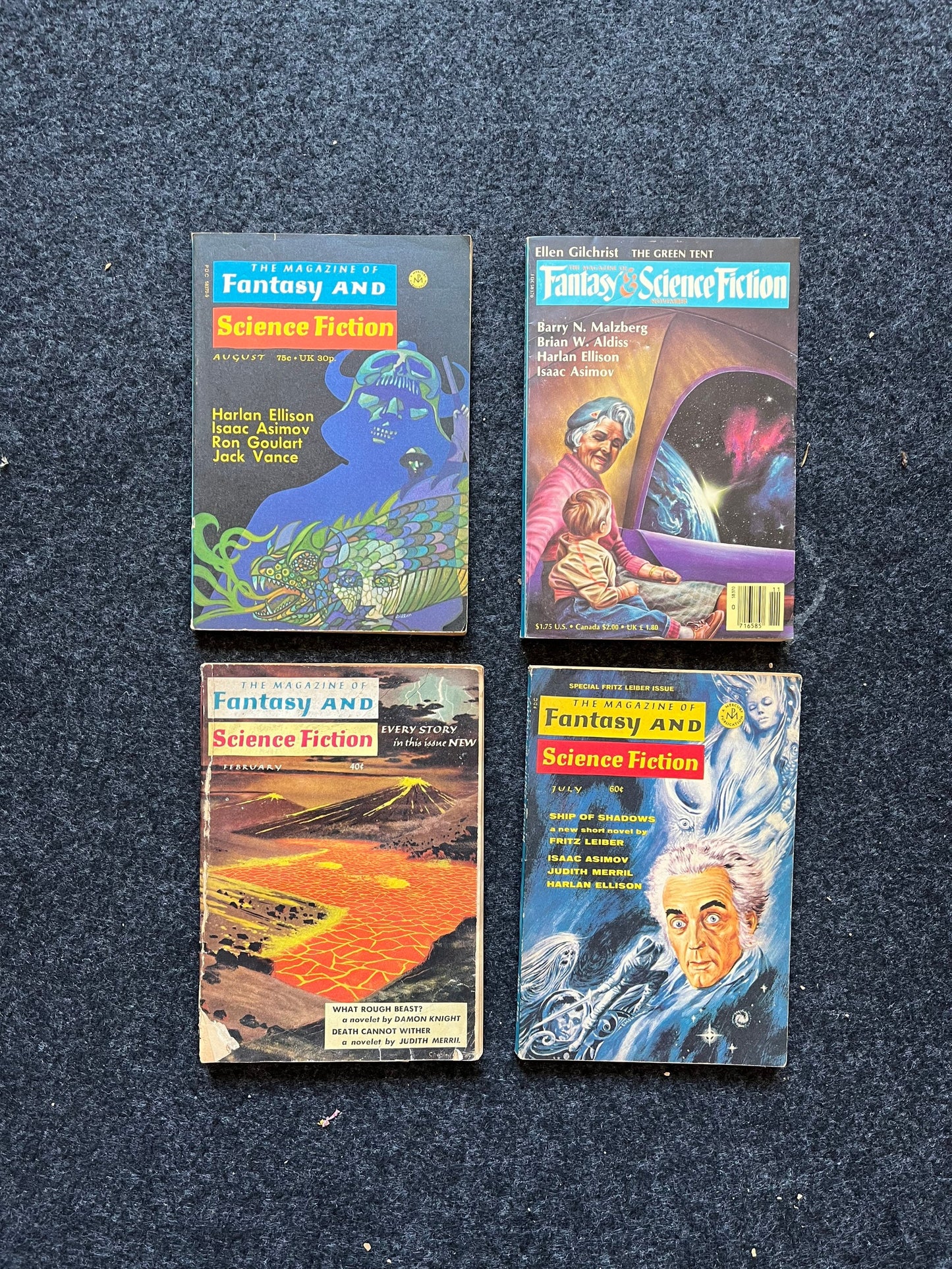 Best of the Rest - Vintage Science Fiction and Fantasy Books - Isaac Asimov, Foundations, Original SciFi, Gifts for Nerds, Fantasy Art,
