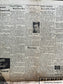 1944 Battle of Leyte Gulf – Yanks Widen Leyte Offensive – Original Vintage Newspaper Military Memorabilia