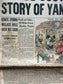 1944 Battle of Leyte Gulf – Yanks Widen Leyte Offensive – Original Vintage Newspaper Military Memorabilia