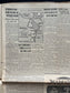 1944 Battle of Leyte Gulf – Yanks Widen Leyte Offensive – Original Vintage Newspaper Military Memorabilia
