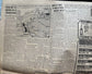 1944 Battle of Leyte Gulf – Yanks Widen Leyte Offensive – Original Vintage Newspaper Military Memorabilia