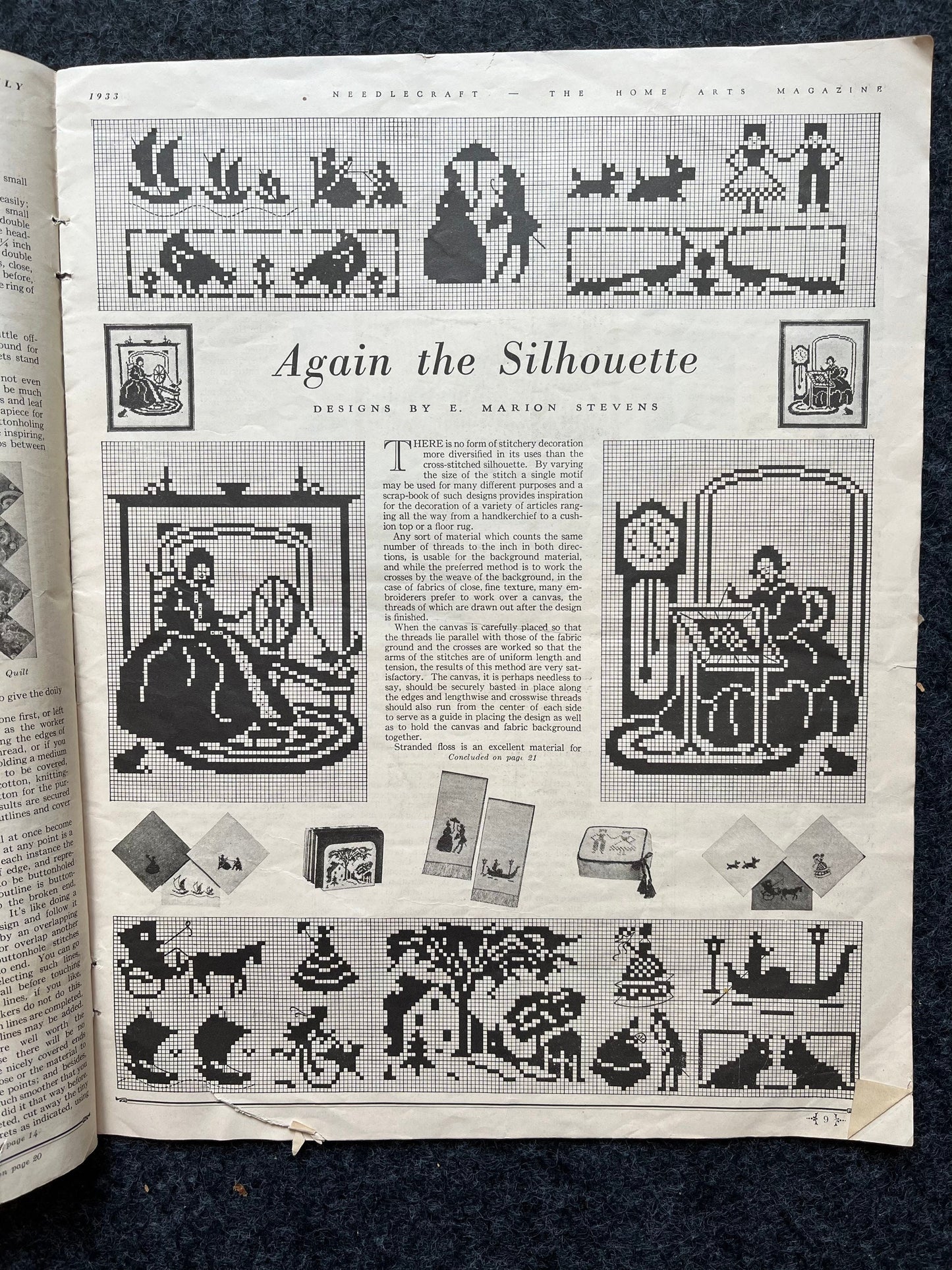 1930s Needlework Magazines - Native American Art and Styles - Pattern Art, Vintage Cooking Recipes, Great Depression Art, History, American