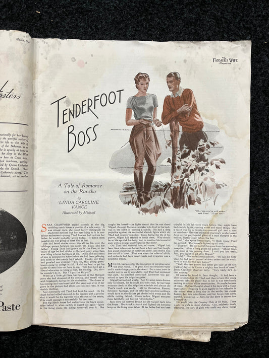 1930s The Farmers Wife - Feminist Artwork Gifts - Pattern Art, Vintage Cooking Recipes, Great Depression Art, History, Americana Gifts