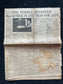 1944 Battle of Leyte Gulf – Yanks Widen Leyte Offensive – Original Vintage Newspaper Military Memorabilia