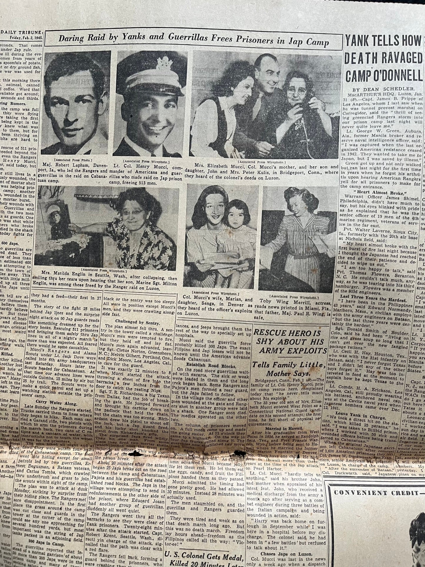 1944 Battle of Leyte Gulf – Yanks Widen Leyte Offensive – Original Vintage Newspaper Military Memorabilia