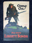 Original WW1 Propaganda Poster - Come On  - 1917 World War 1 Propaganda Poster, US History, Military Memorabilia, Gifts for Him, Infantry Gi