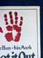 Original WW1 His Mark Bloodied Hand Liberty Bonds Poster - 1917 World War 1 Propaganda Poster, US History, Military Memorabilia, Gifts Him