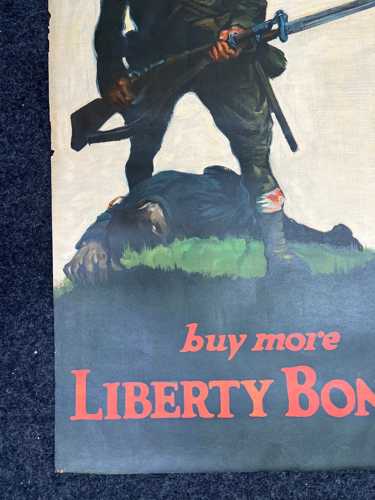 Original WW1 Propaganda Poster - Come On  - 1917 World War 1 Propaganda Poster, US History, Military Memorabilia, Gifts for Him, Infantry Gi