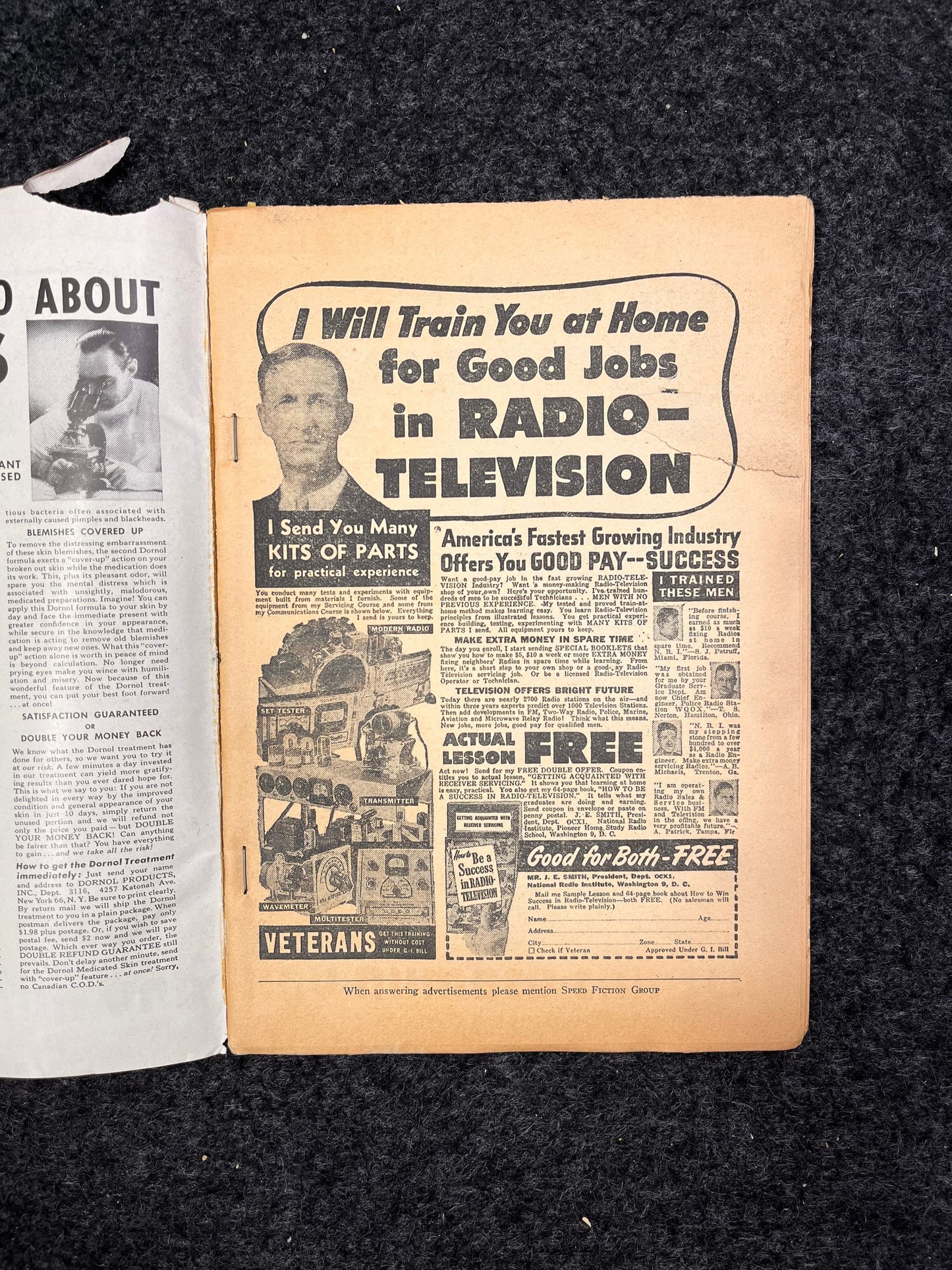 1950 Hollywood Detective Vintage Noir Crime Magazine - Original Detective Novels, Vintage Comics, Vintage Ads, Murder Mystery Novels, Paper
