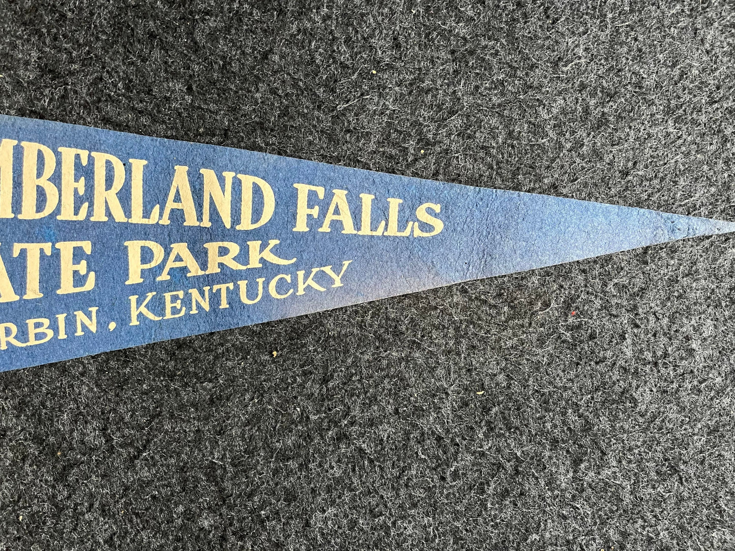 Cumberland Falls State Park, Vintage US National Parks Gifts, Kentucky Souvenirs, Gifts for Kentuckians, Large Original Vintage Felt Pennant