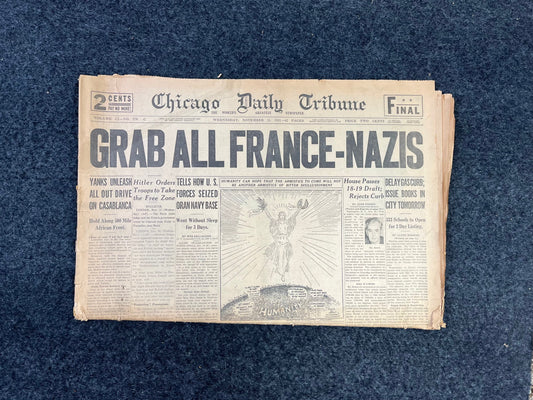 WW2 France Surrenders to Germany - DAY OF - Vintage WW2 Memorabilia, French History World War 2 Propaganda, European History