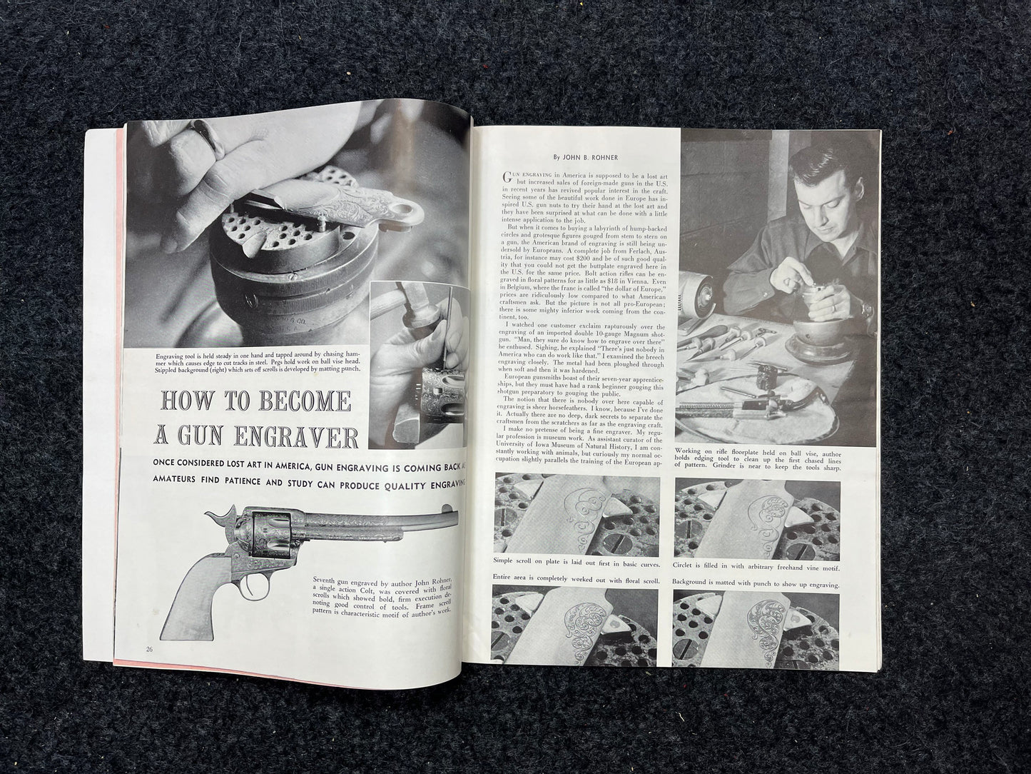 1950s Military Gun Magazine - Vintage Gun Magazines, Gifts for Hunters Men, 1950s Magazines, Military memorabilia gifts, Gun collectibles