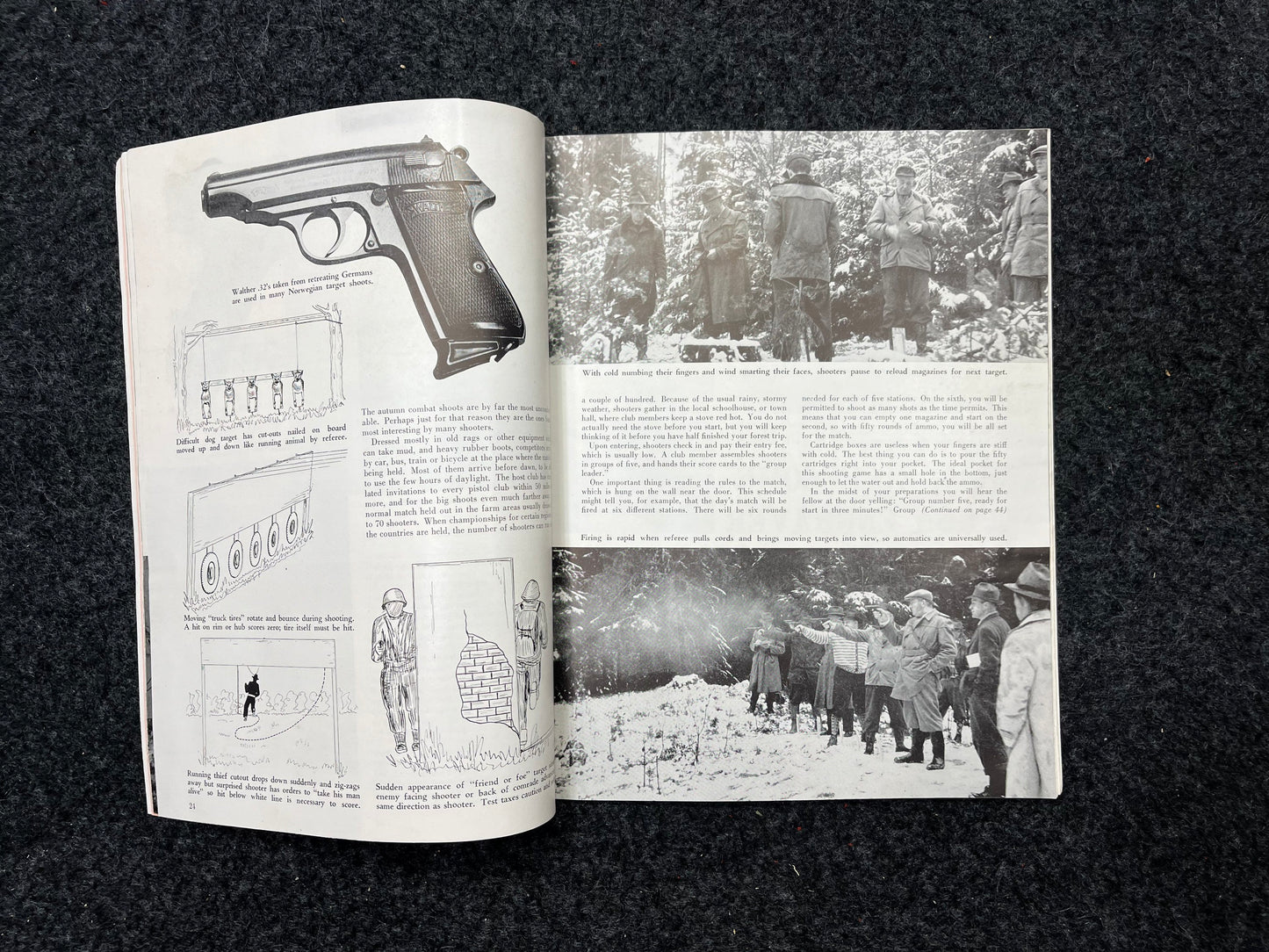 1950s Military Gun Magazine - Vintage Gun Magazines, Gifts for Hunters Men, 1950s Magazines, Military memorabilia gifts, Gun collectibles