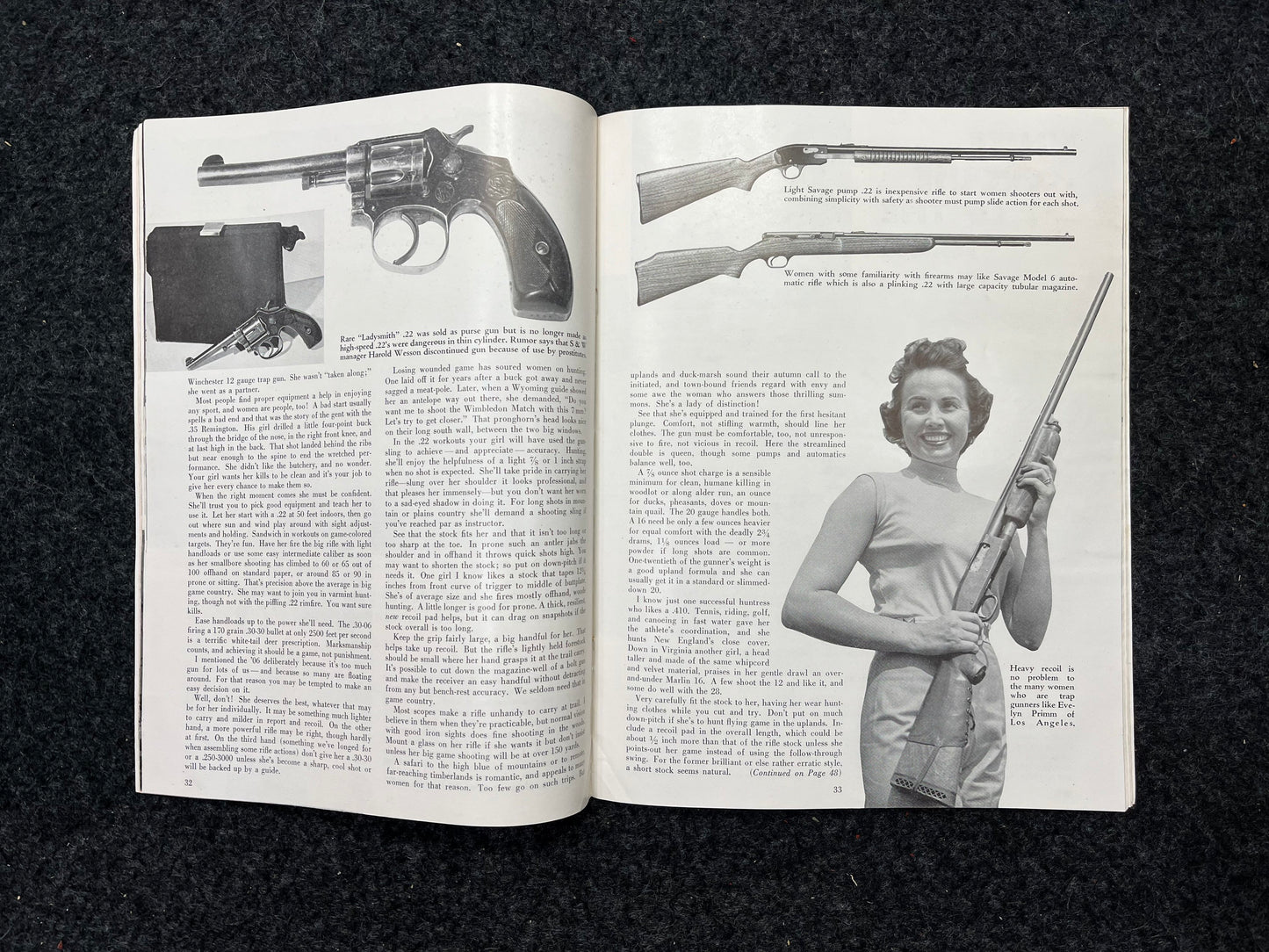 1950s Military Gun Magazine - Vintage Gun Magazines, Gifts for Hunters Men, 1950s Magazines, Military memorabilia gifts, Gun collectibles