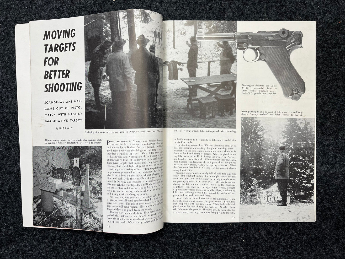 1950s Military Gun Magazine - Vintage Gun Magazines, Gifts for Hunters Men, 1950s Magazines, Military memorabilia gifts, Gun collectibles