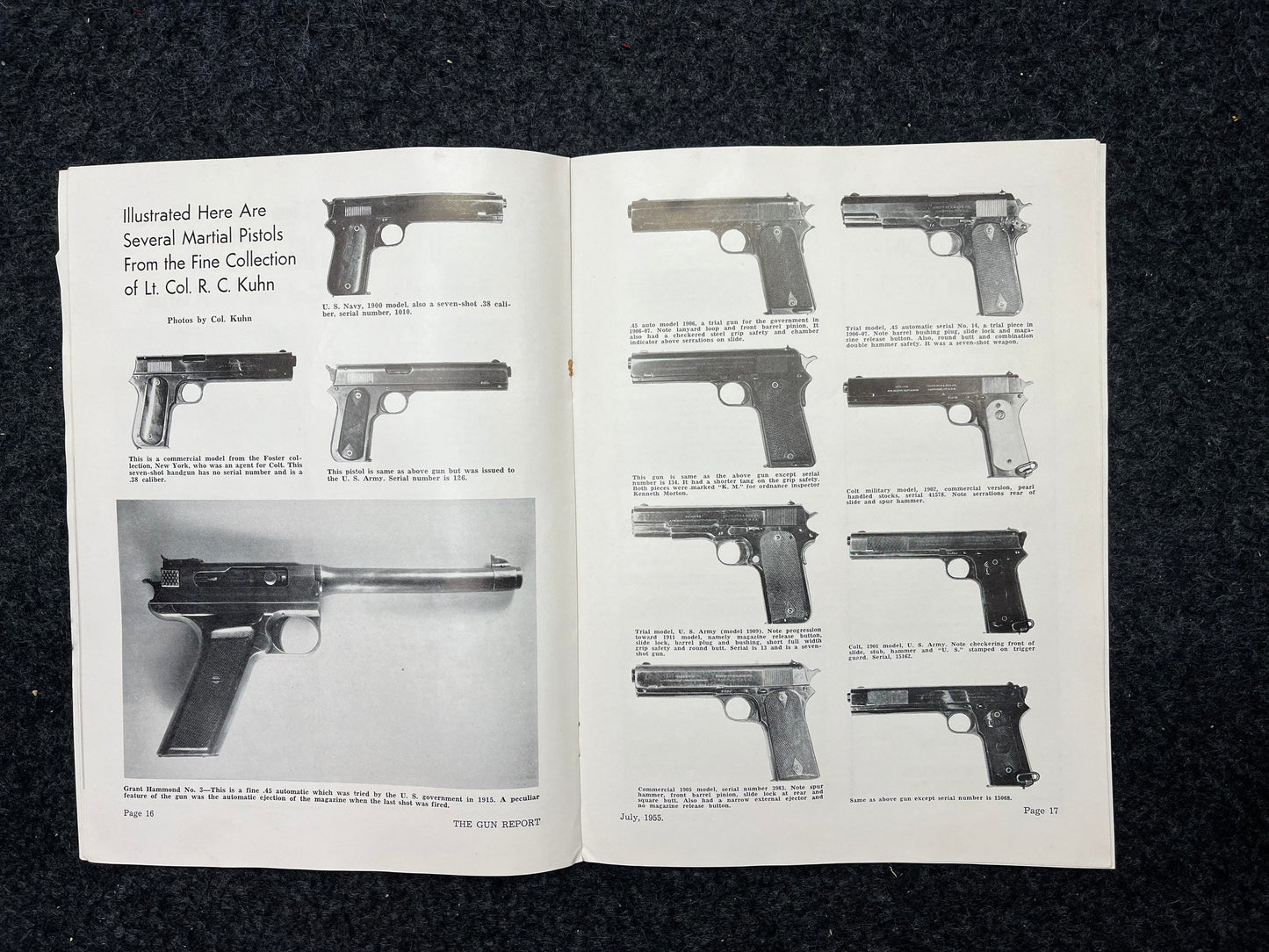 1950s Military Gun Magazine - Vintage Gun Magazines, Gifts for Hunters Men, 1950s Magazines, Military memorabilia gifts, Gun collectibles