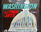 Vintage 1960s Washington DC Unfolded Fly TWA Airline - Vintage Advertising Travel Poster - David Klein Artwork – 25 x 40 - Airline Poster Tr