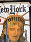 1960 Fly TWA New York City Vintage Travel Poster, Original Travel Poster, Vintage Travel Art, NYC Gifts, New York Souvenirs Artwork, Liberty