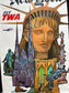 1960 Fly TWA New York City Vintage Travel Poster, Original Travel Poster, Vintage Travel Art, NYC Gifts, New York Souvenirs Artwork, Liberty