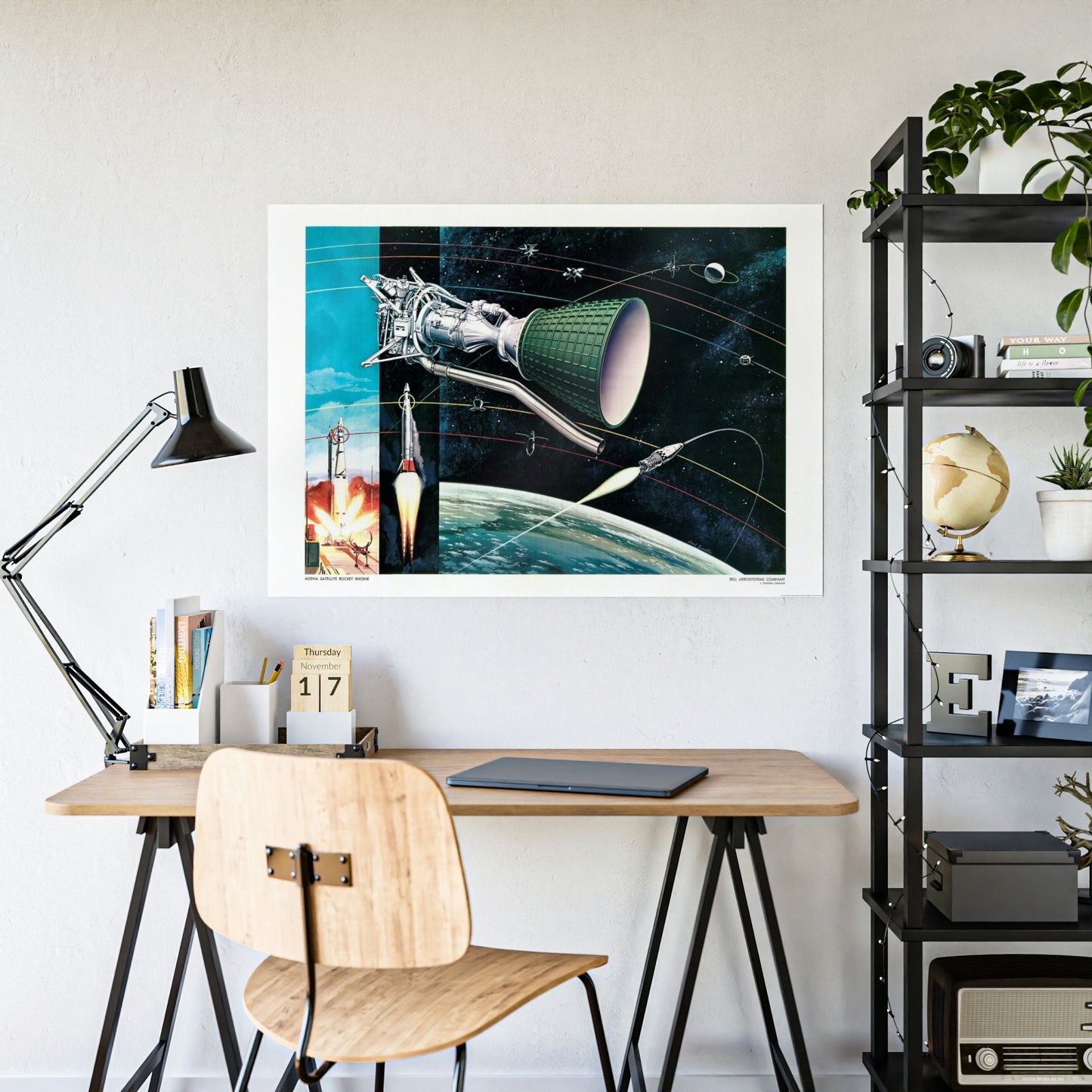 1960s Space Decor Print, Space Wall Art Memorabilia, NASA Space Apollo Program,