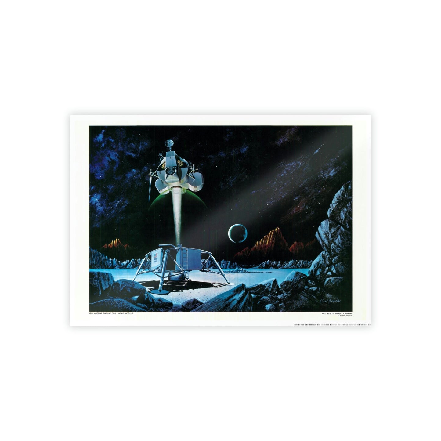 1960s Space Decor Print, Space Memorabilia, NASA Space Apollo Program,