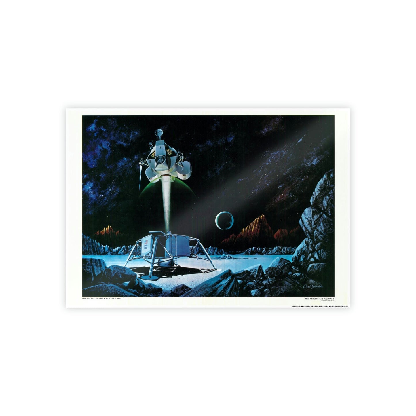 1960s Space Decor Print, Space Memorabilia, NASA Space Apollo Program,