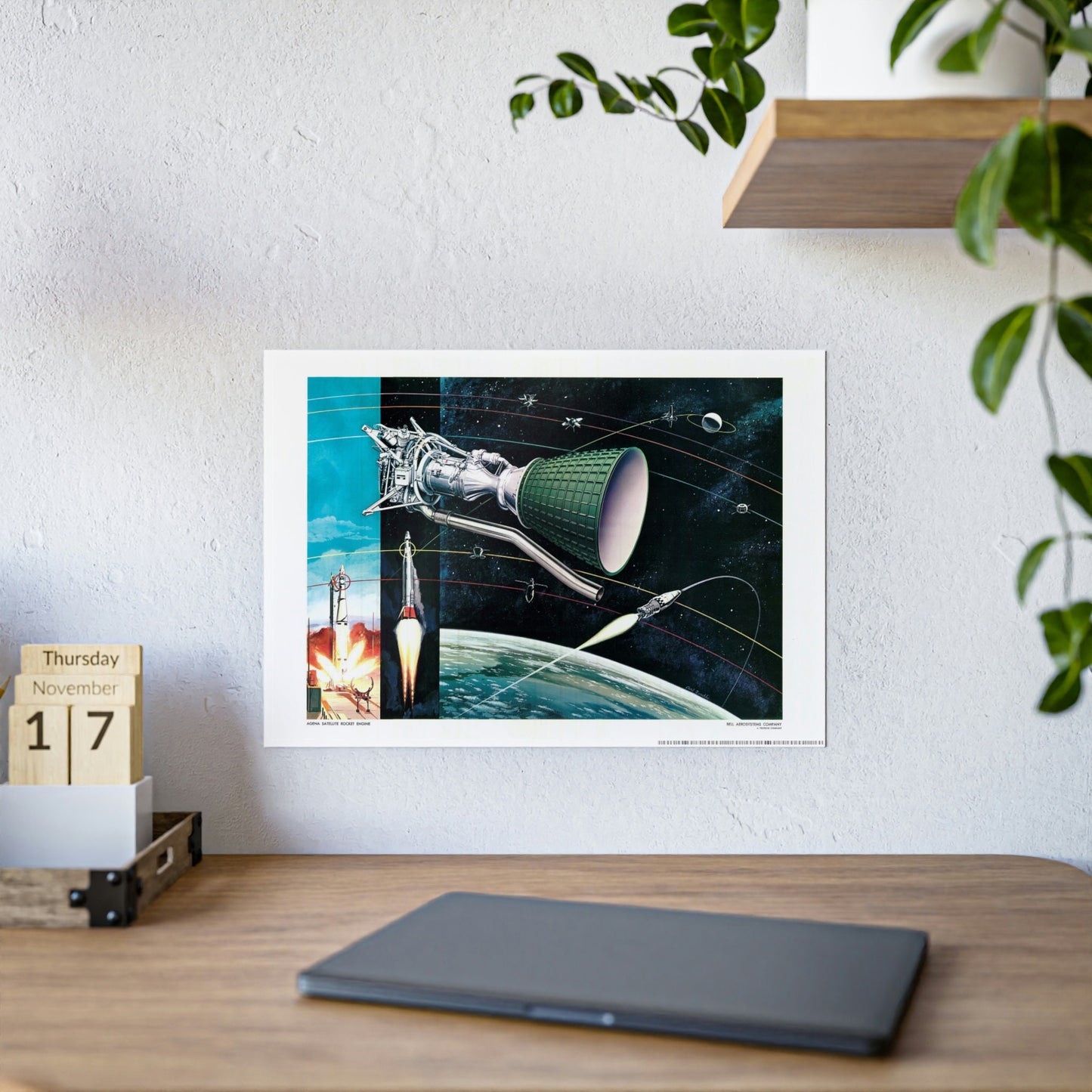 1960s Space Decor Print, Space Wall Art Memorabilia, NASA Space Apollo Program,