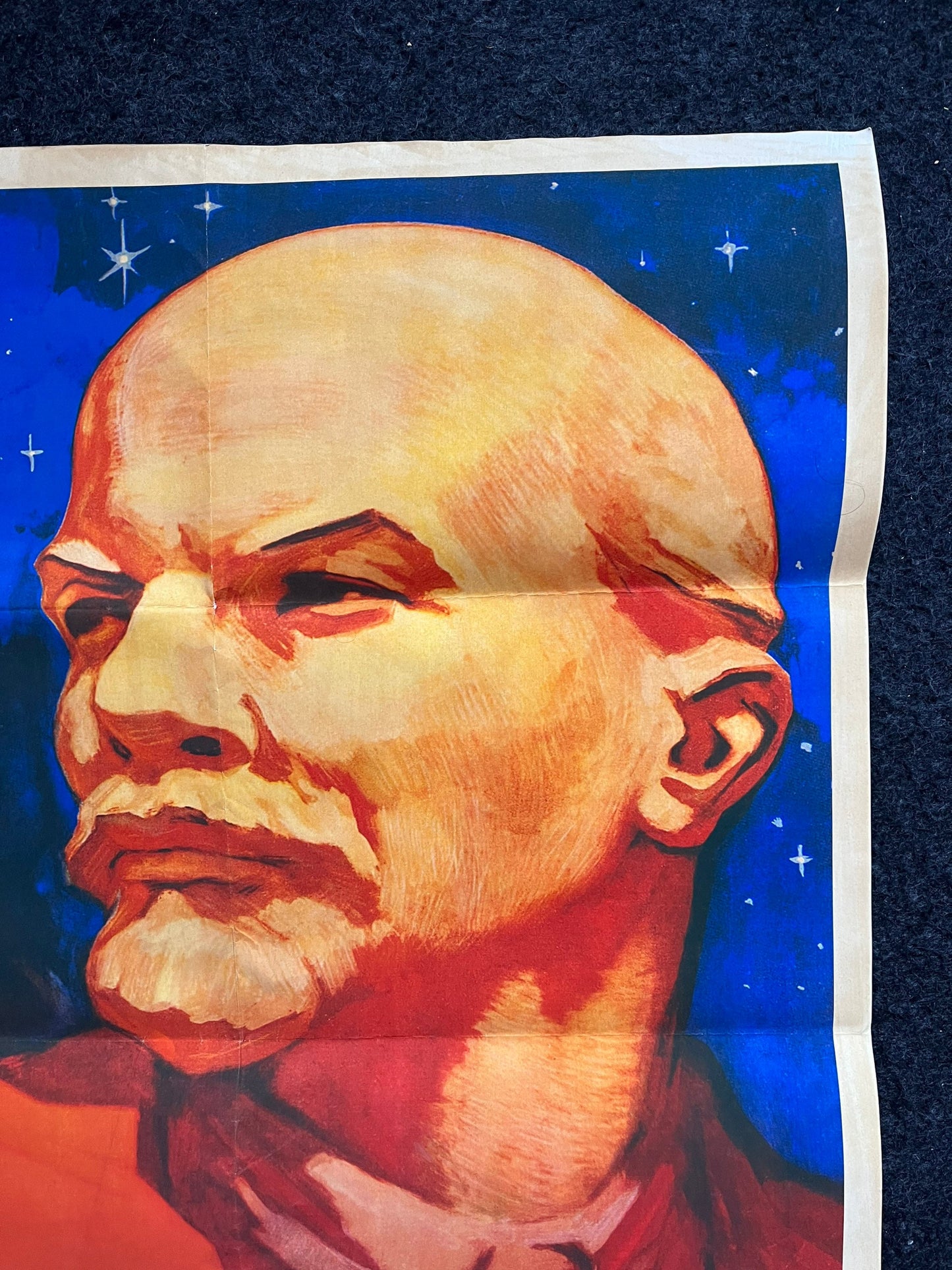 1960s Cosmonaut USSR Space Program Propaganda Poster