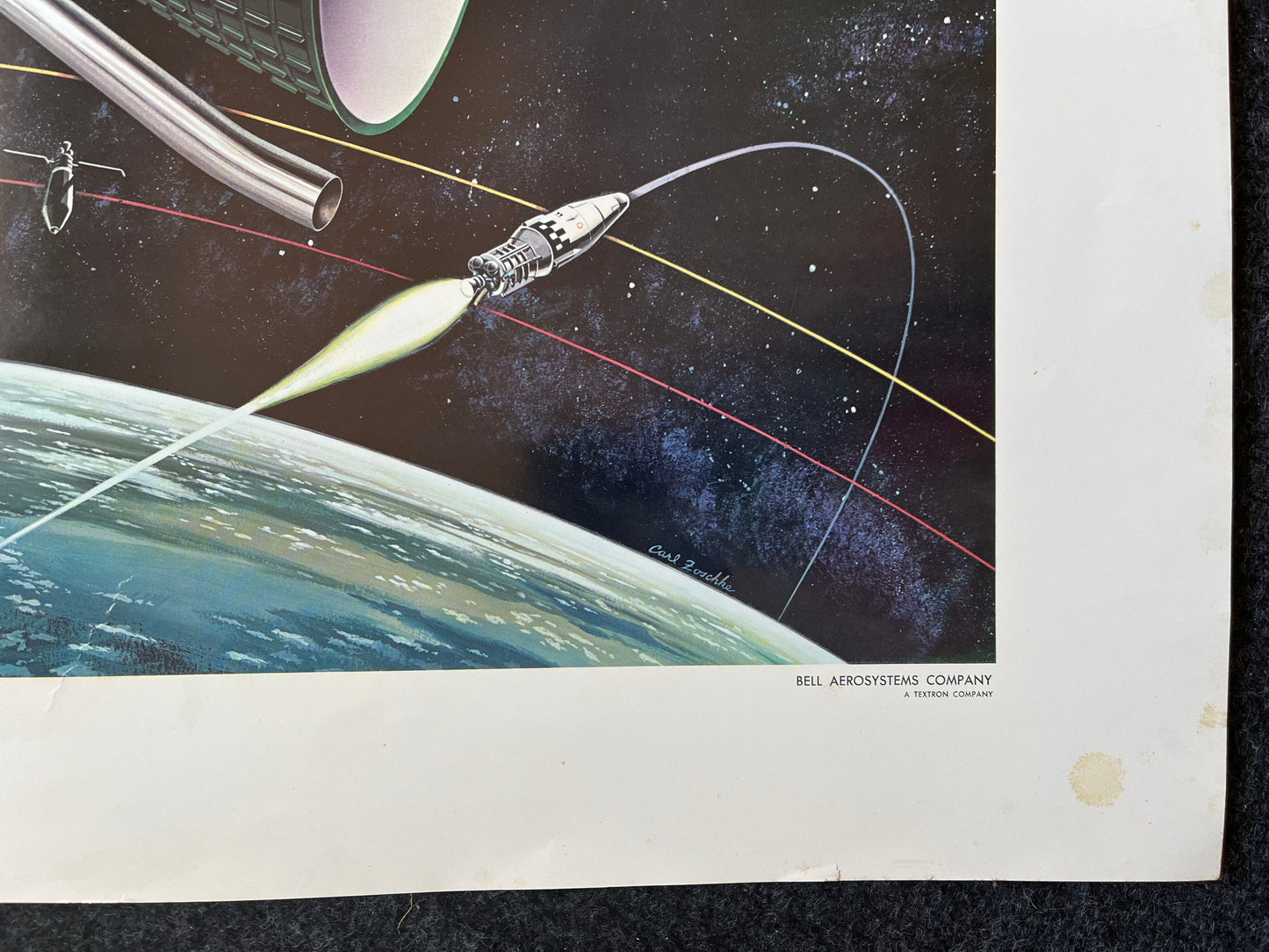 Original 1960s Bell AeroSystems Print