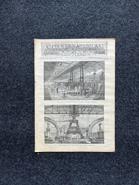 1800s Steam Engine Artwork Decor, Engineering Gifts, Scientific America, Science Education Wall Decor Gifts, Medical Curios, Vintage decor