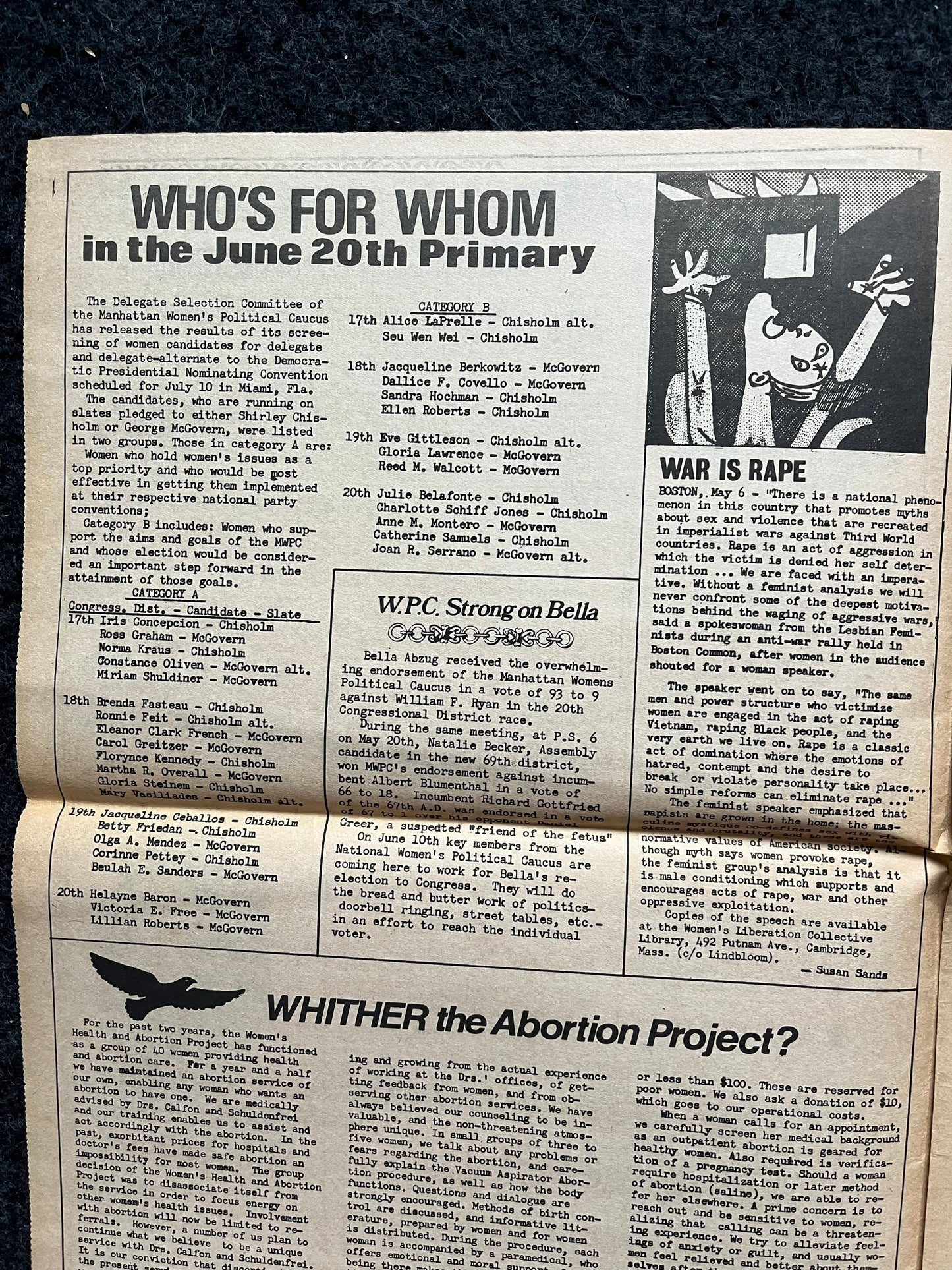 Vintage 1970s Feminist Newspaper, The Majority Report 2nd Wave Feminism, LGBT Memorabilia, Feminist Gifts, Female Empowerment, Gifts