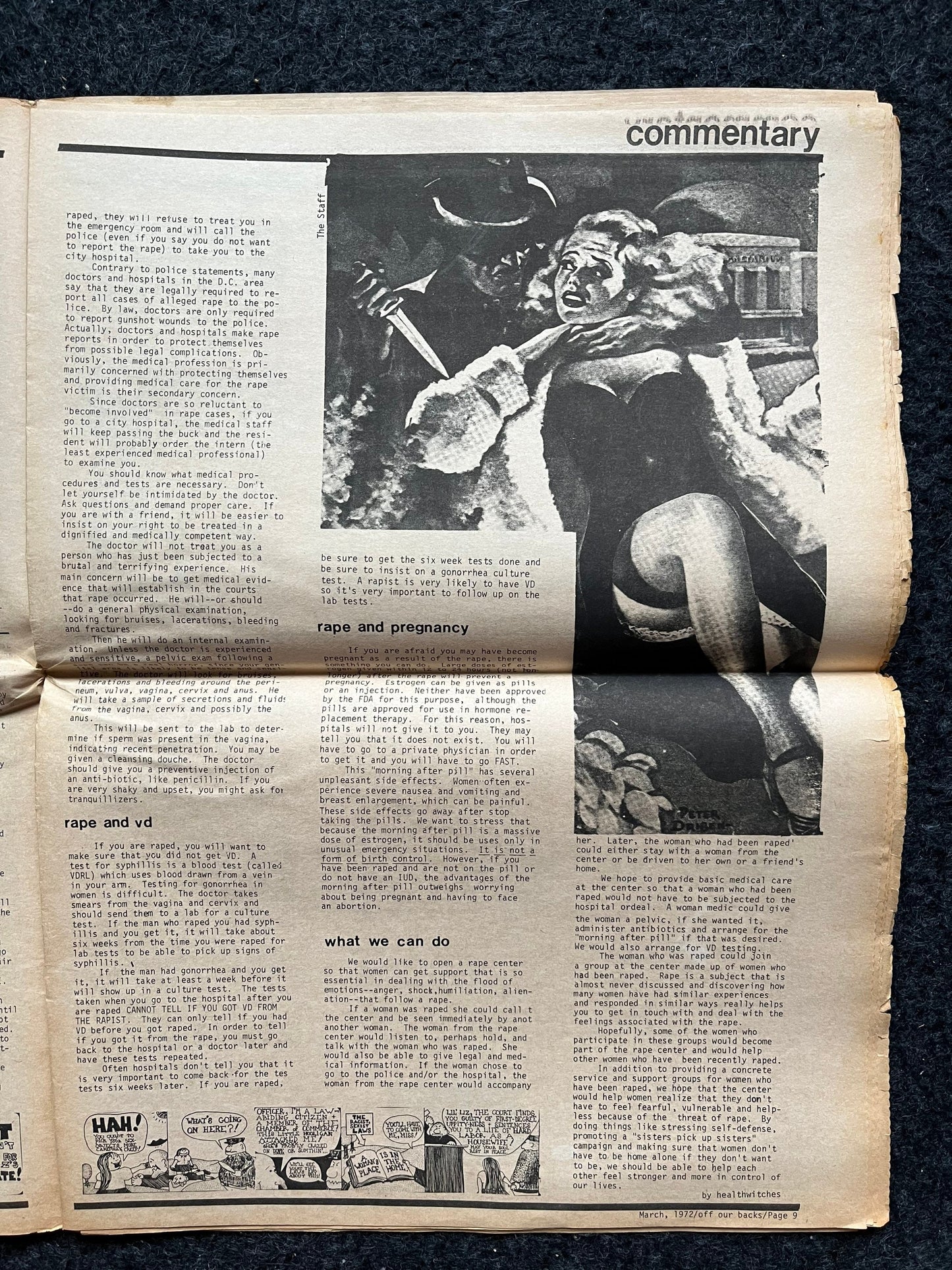1970s Off Our Backs Feminist Newspaper