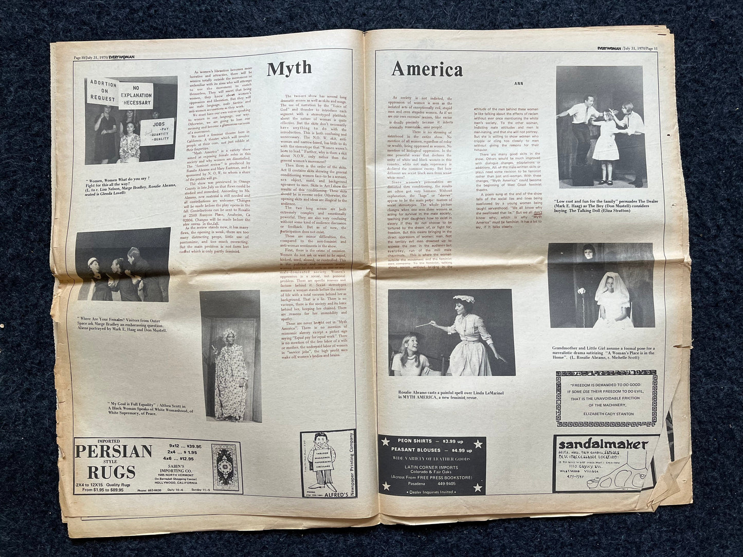 Vintage 1970s Feminist Newspaper, Everywoman 2nd Wave Feminism, LGBT Memorabilia, Feminist Gifts, Female Empowerment, Gifts for Women, Women