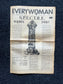 Vintage 1970s Feminist Newspaper, Everywoman 2nd Wave Feminism, LGBT Memorabilia, Feminist Gifts, Female Empowerment, Gifts for Women, Women